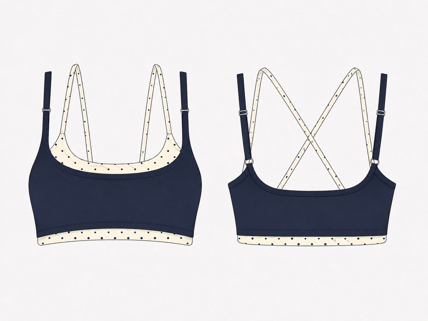 Ivy Bra - Navy