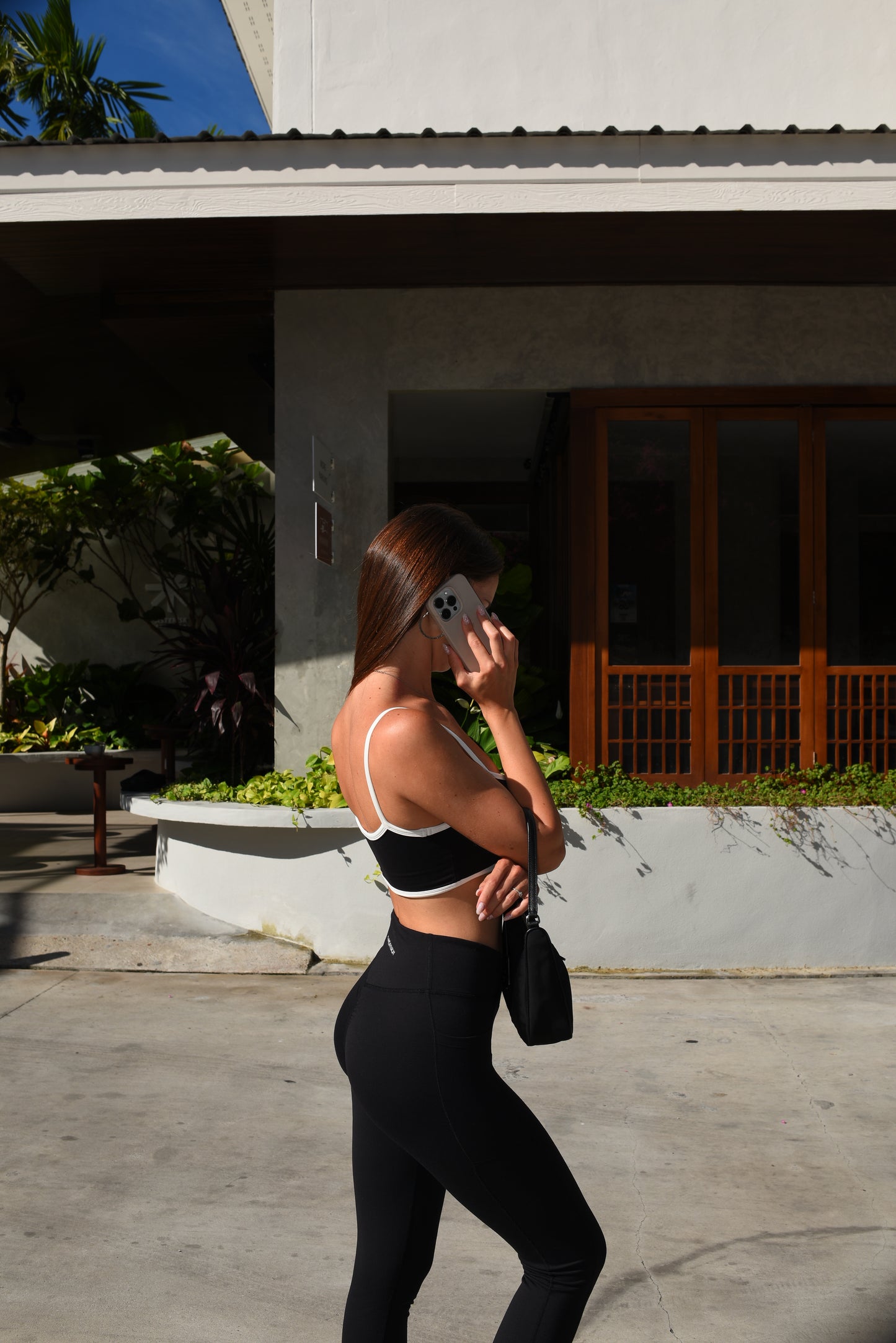 Skinluxe Crop Bra / Black