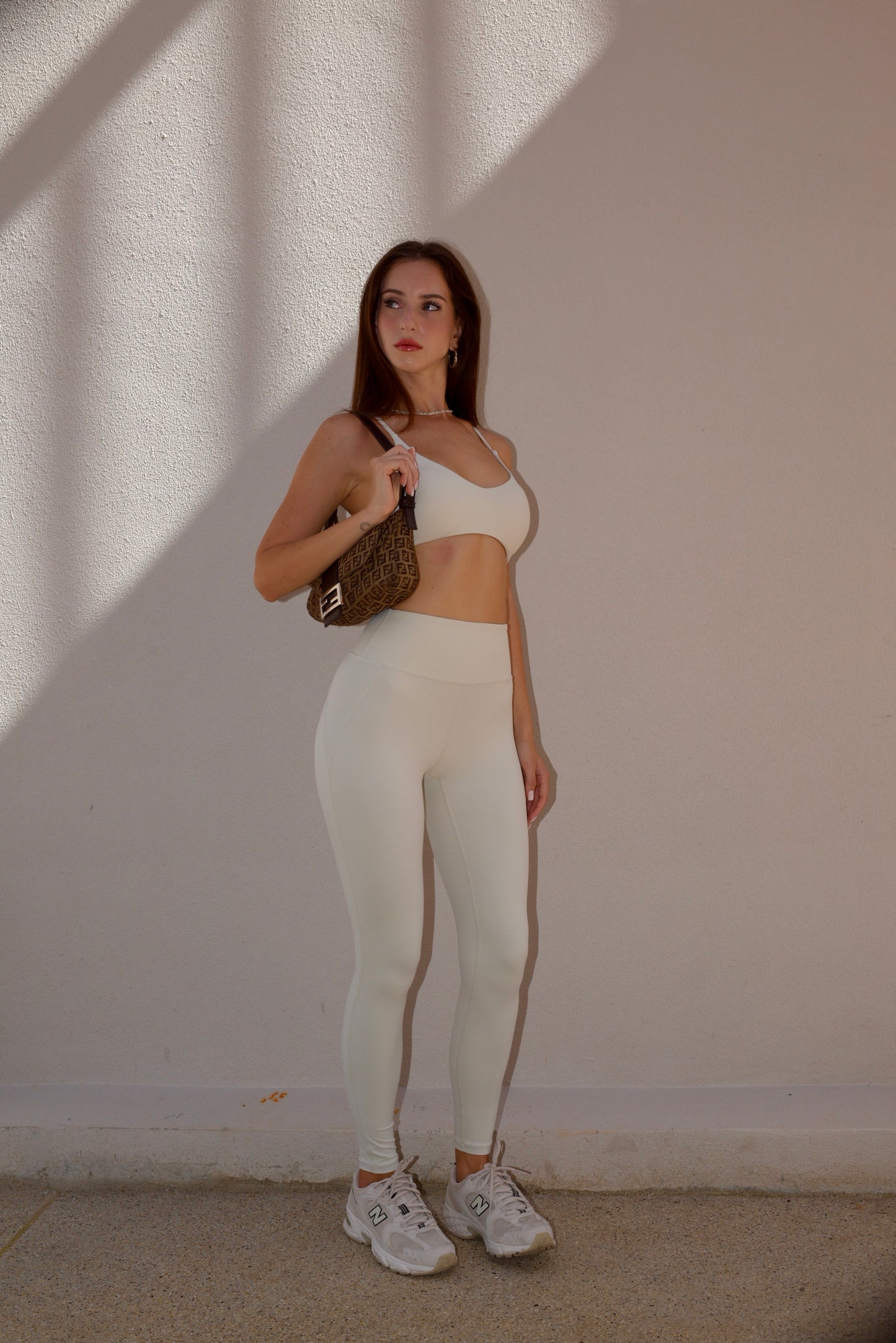 Cloud Crop Bra / White