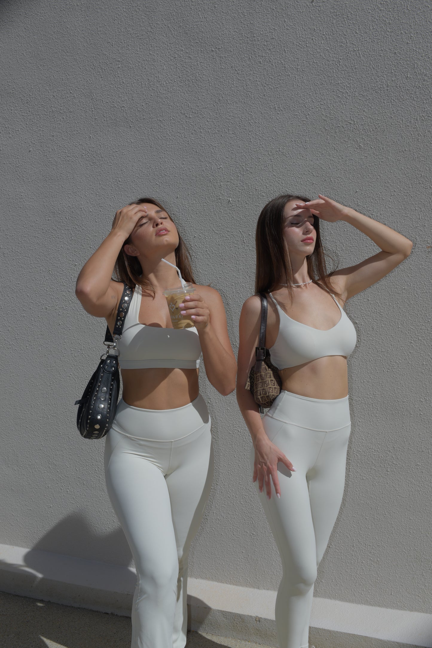 Cloud Crop Bra / White