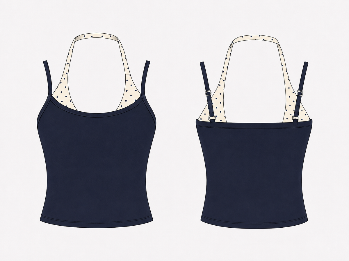 Ivy Tank - Navy