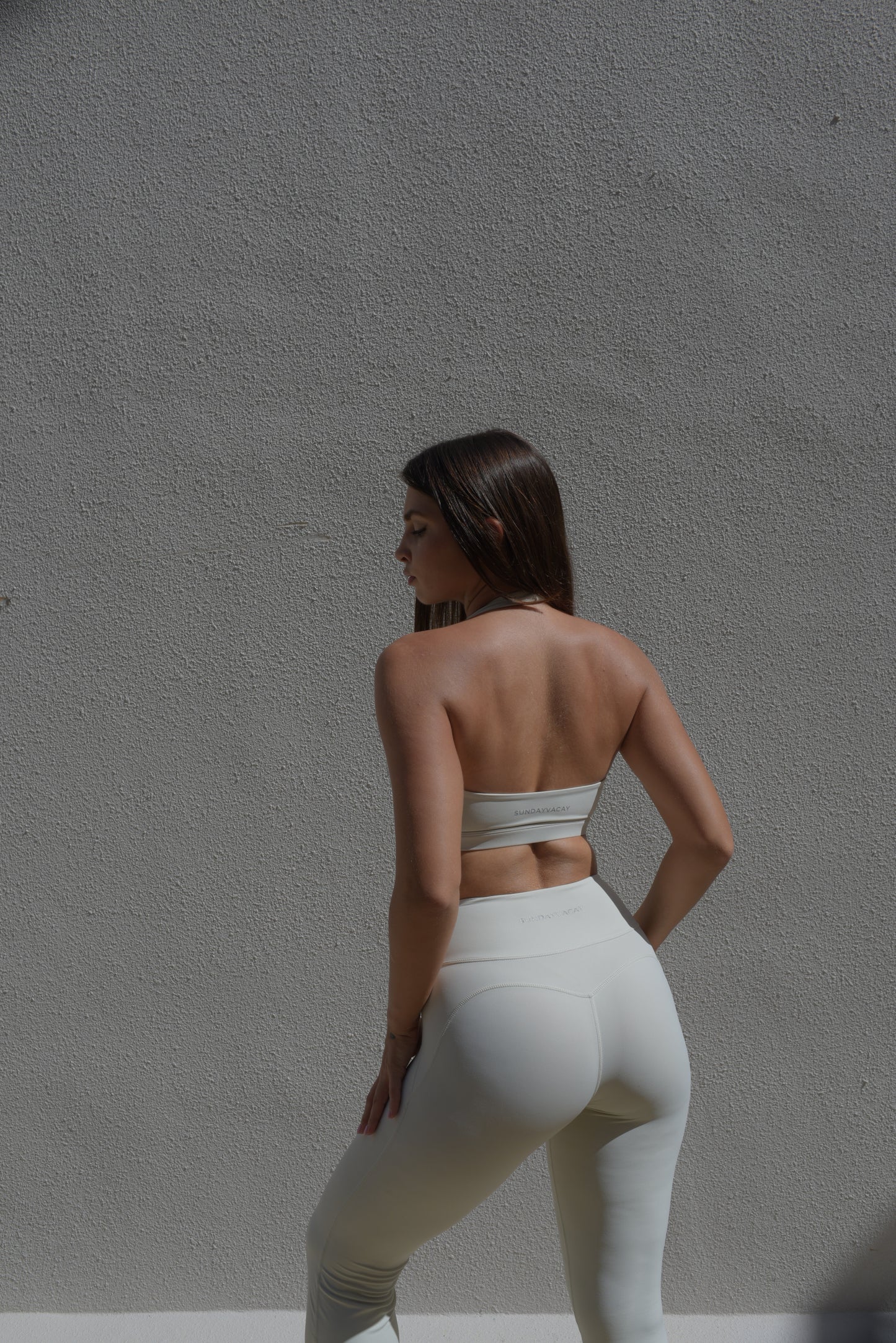 Cloud Halter Bra / White