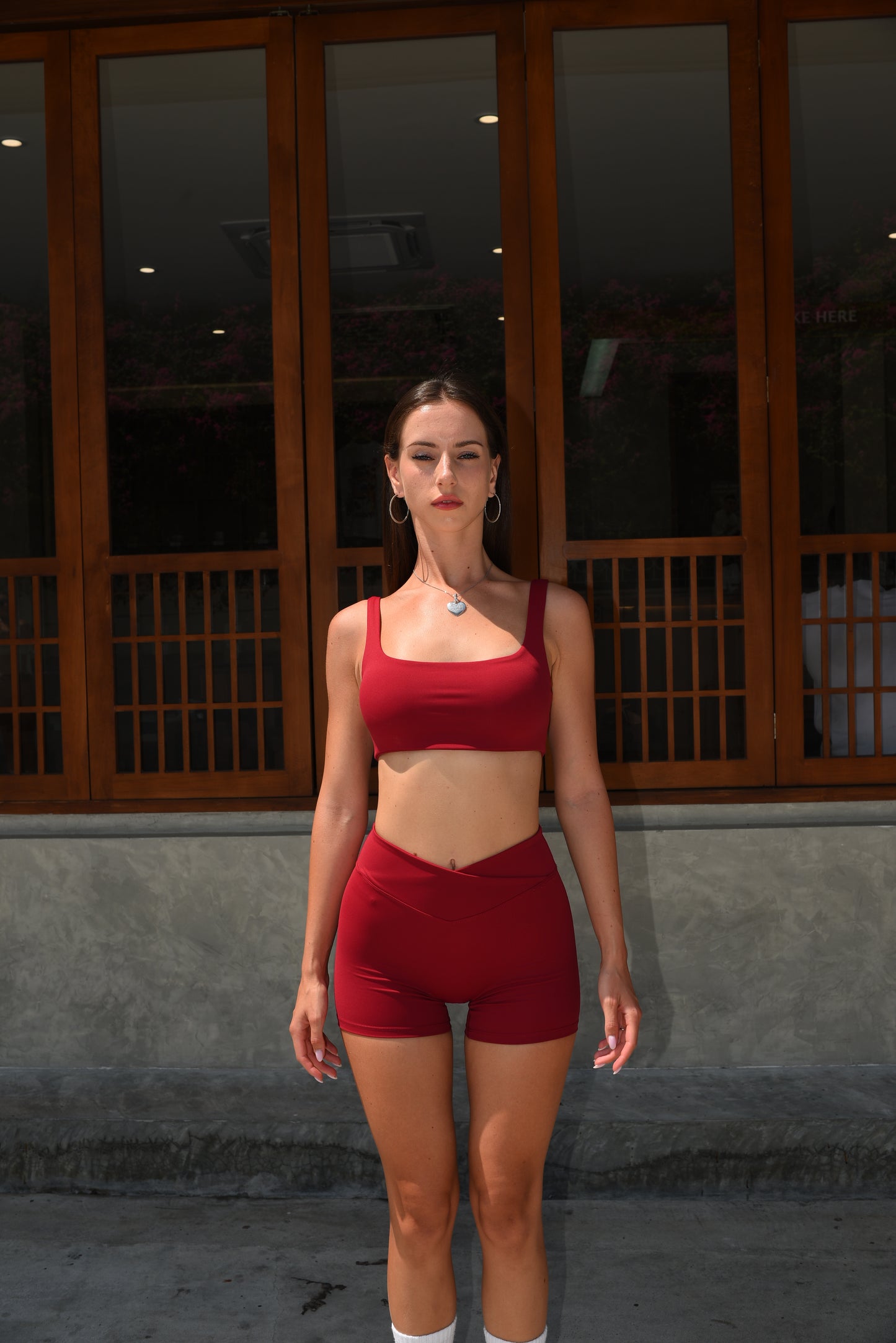 Hedi Shorts / Red