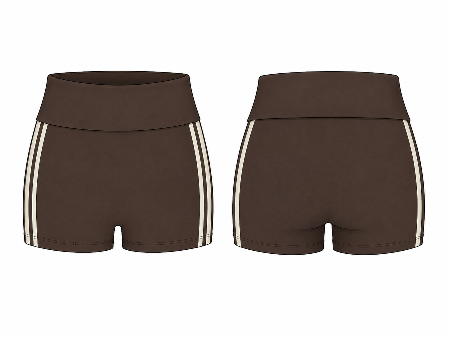 Run Club Shorts - Brown