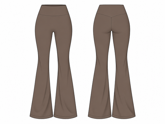 Summer Slim Flare - Brown