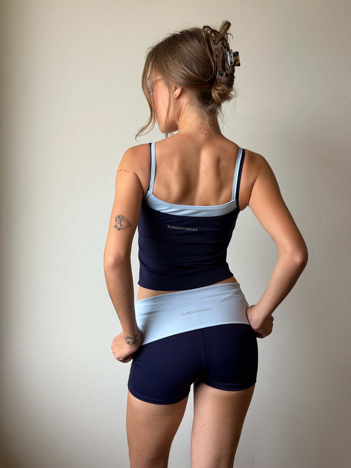 Layer Tank - Navy Blue