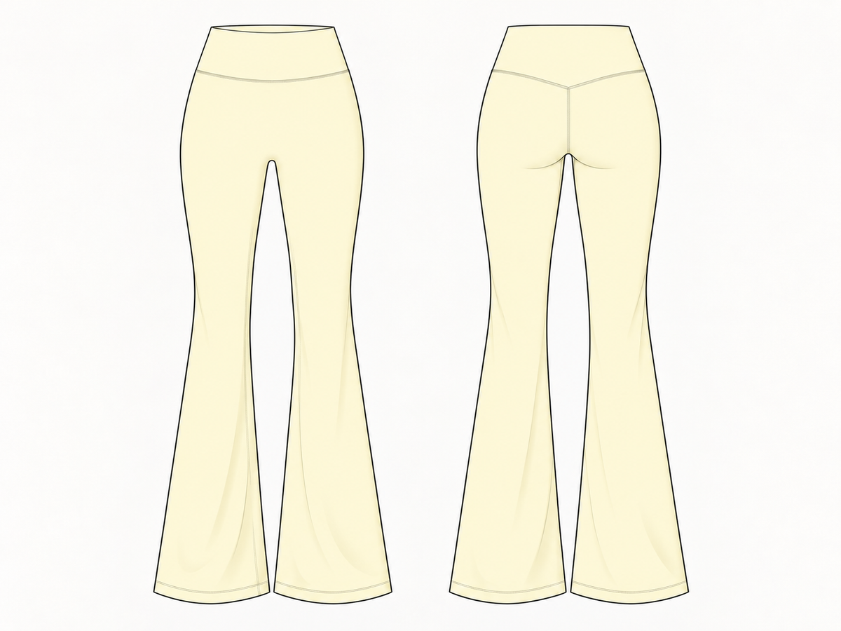 Summer Slim Flare - Cream