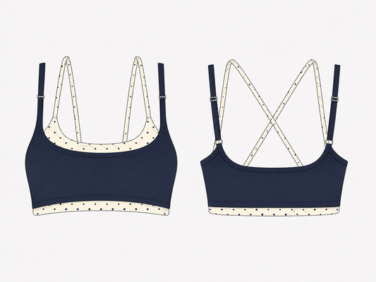 Ivy Bra - Navy