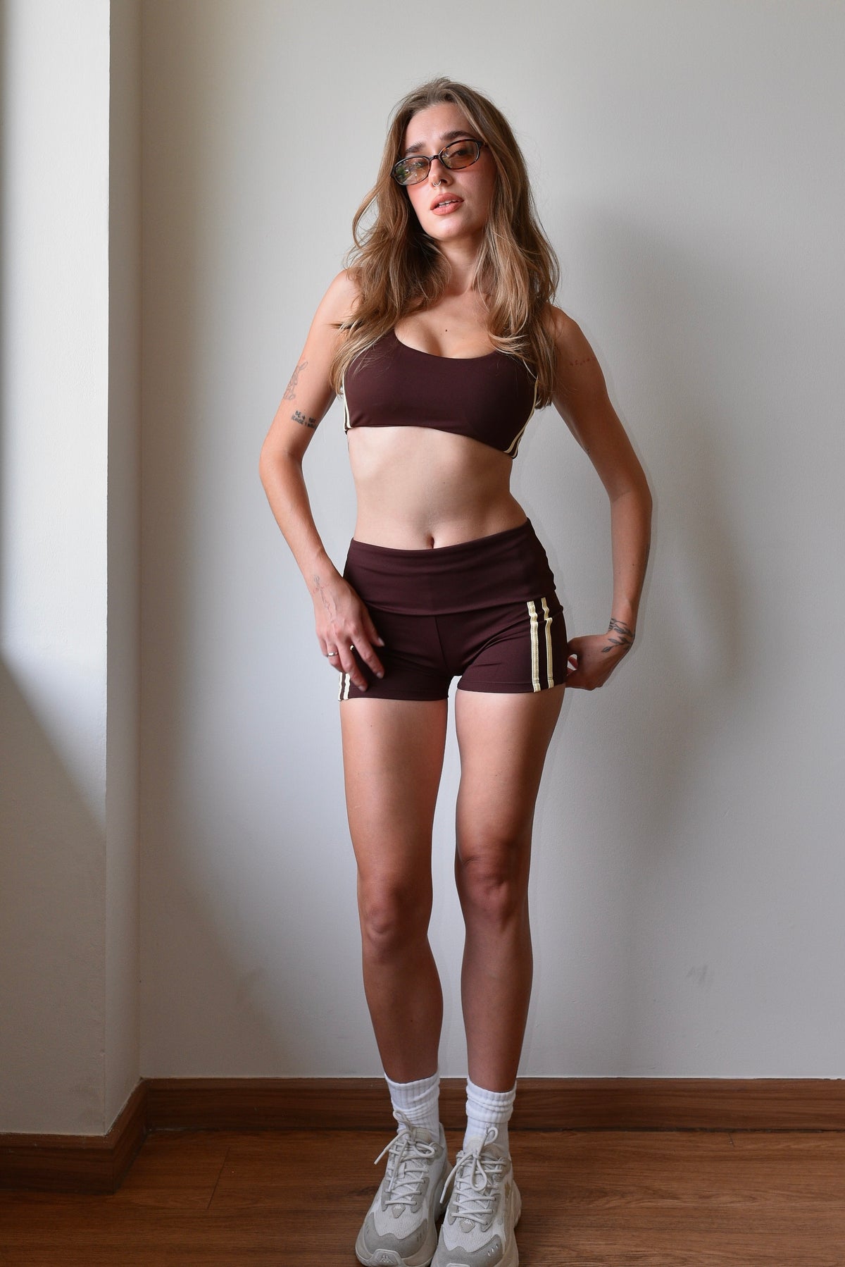 Run Club Bra - Brown