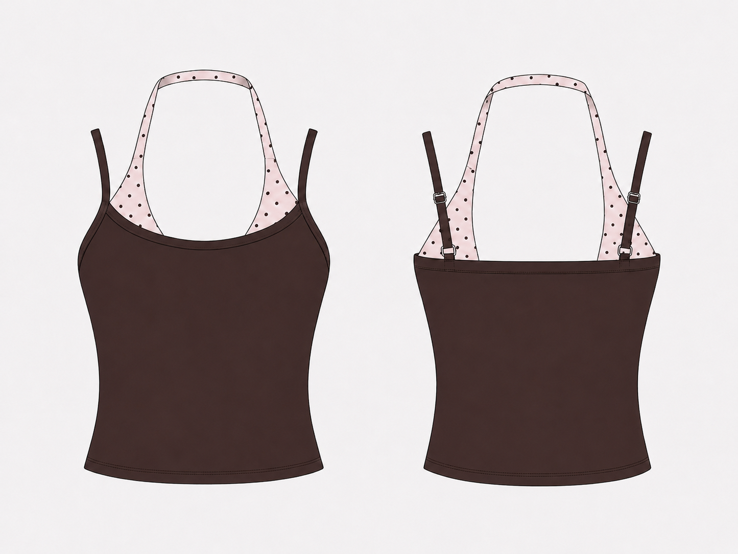 Ivy Tank - Brown