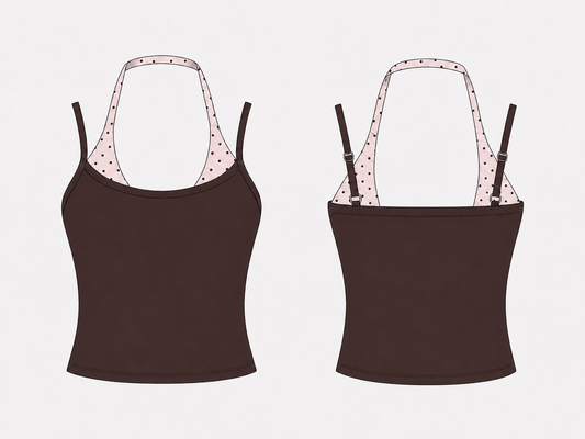 Ivy Tank - Brown