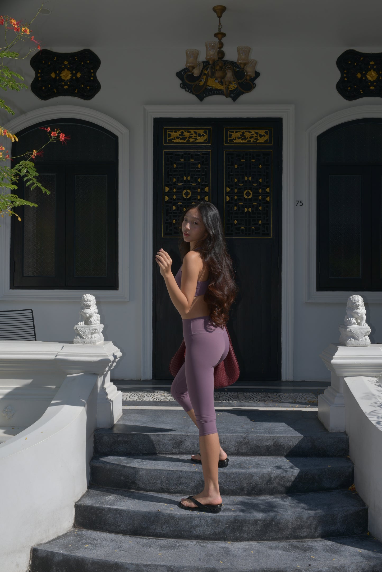 Flow Capri Pants / Purple