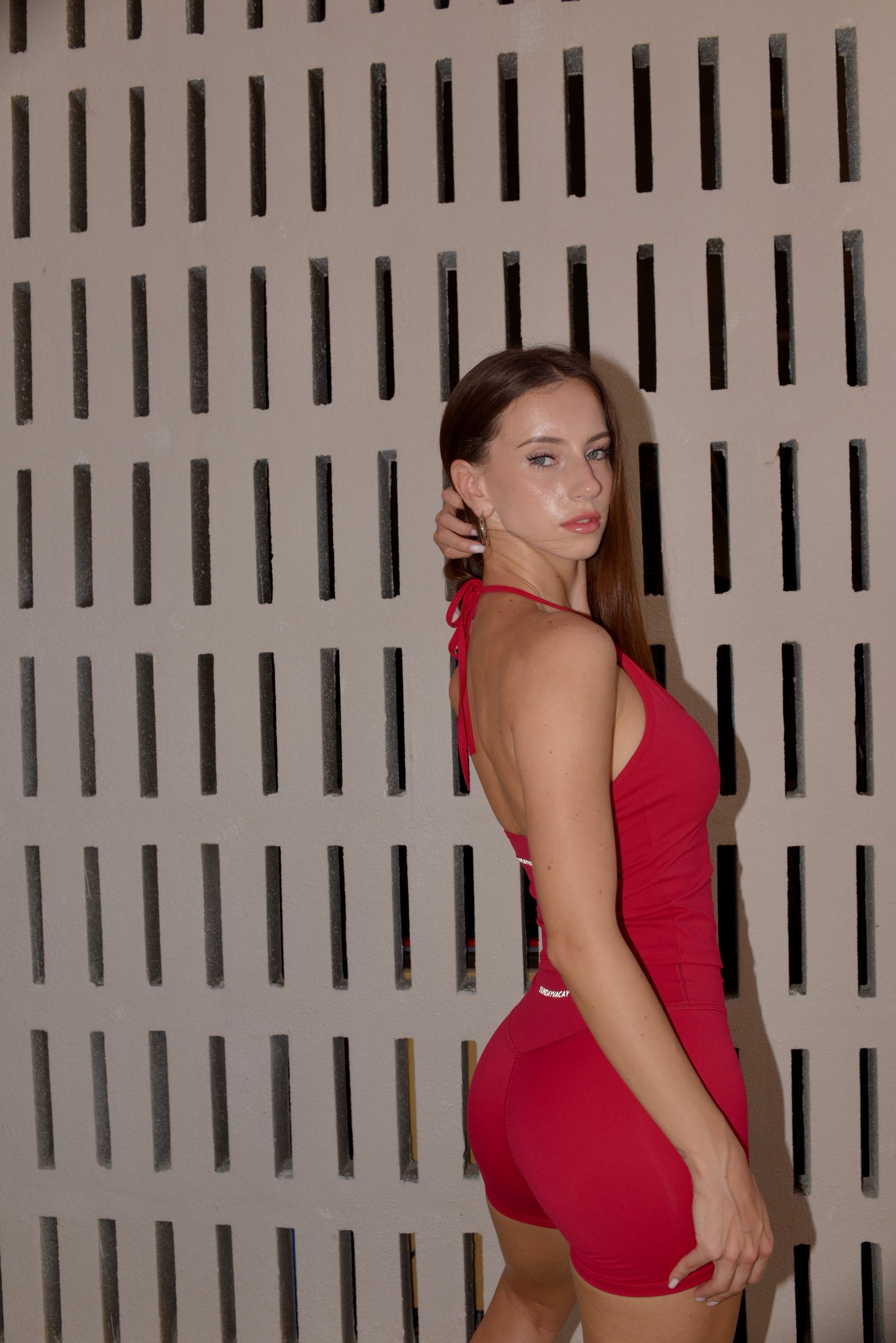Bow Shorts / Red