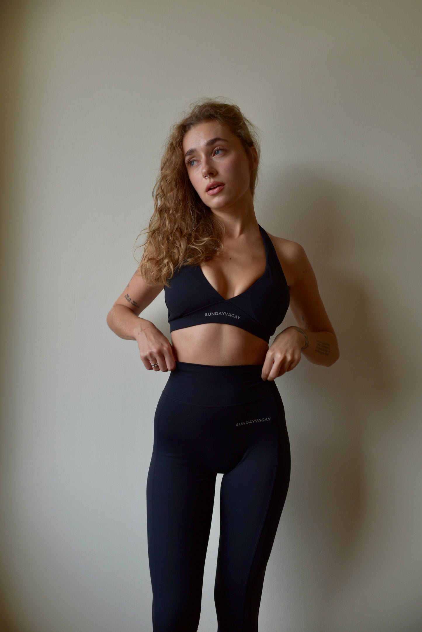 Airflex Halter Bra / Black