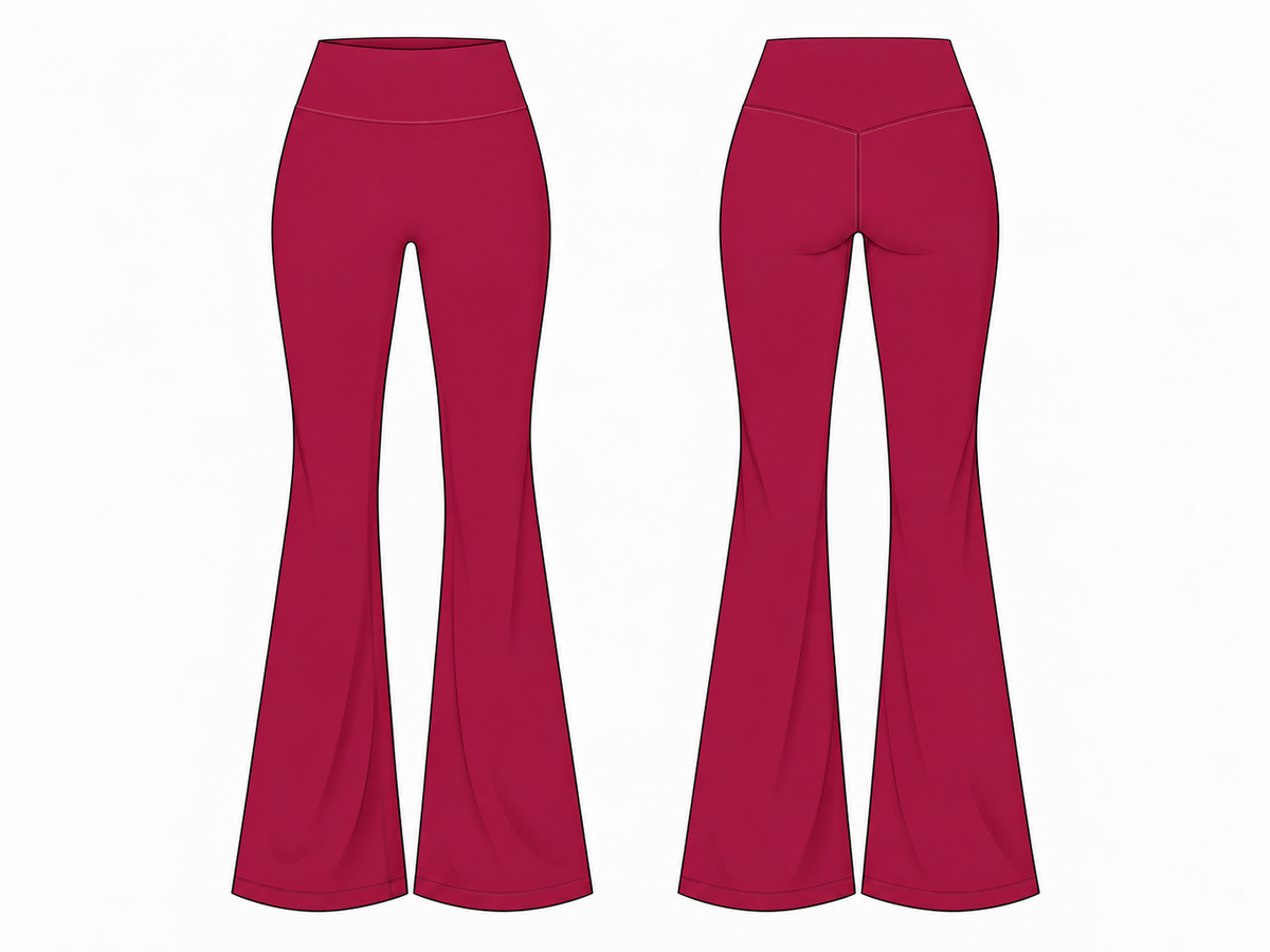 Summer Slim Flare - Red