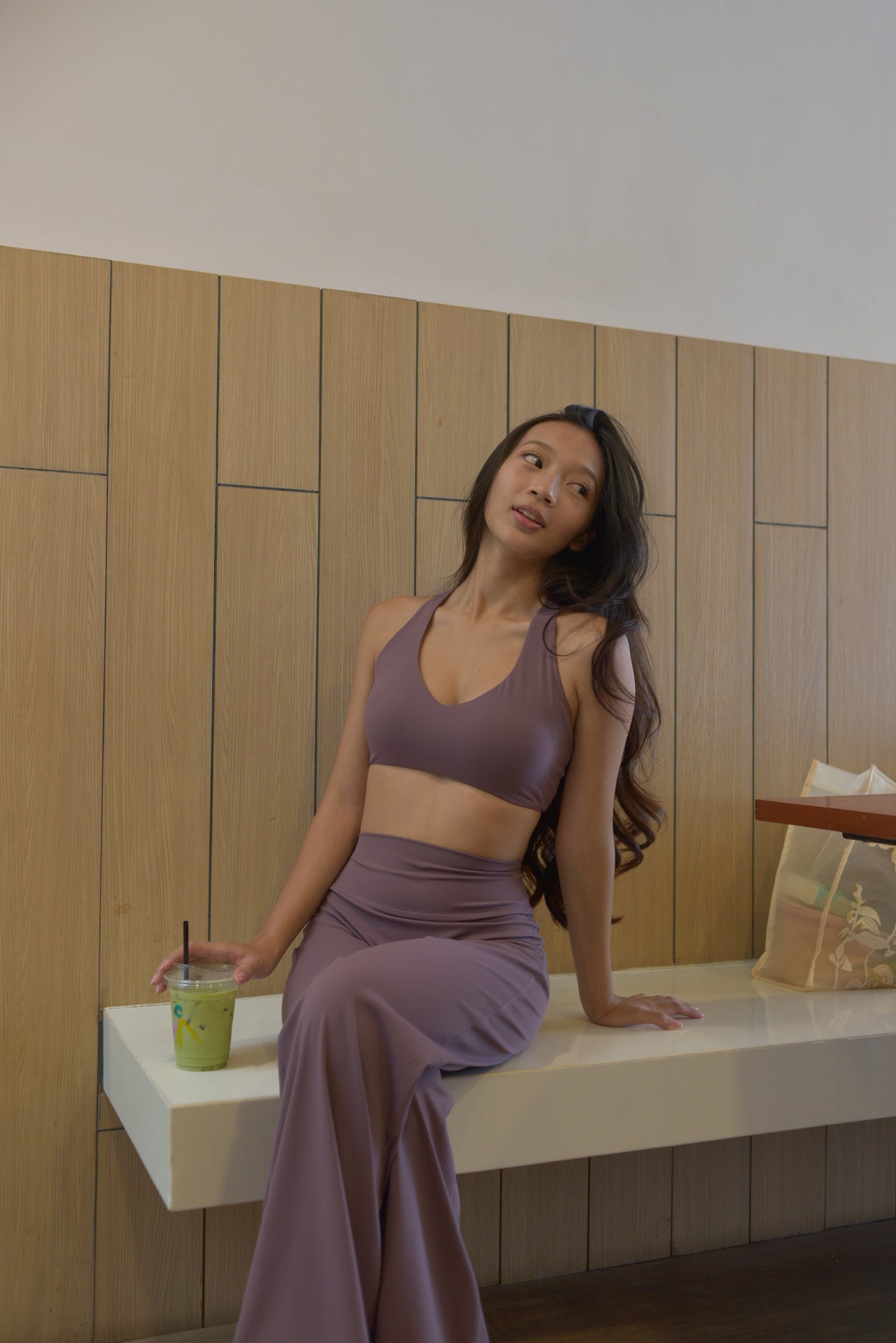 Flow Crop Bra / Pirple