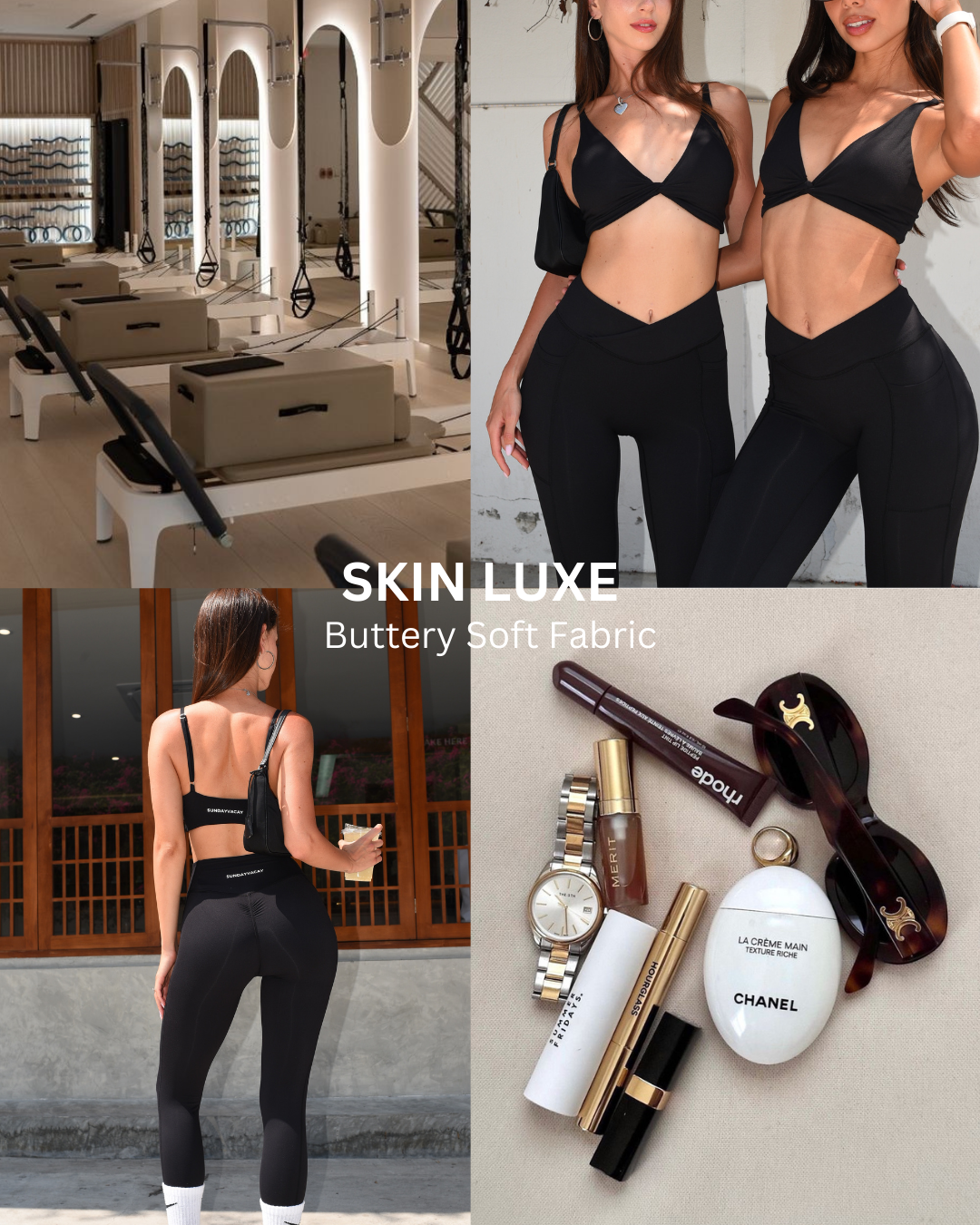 Skinluxe V Pants / Black
