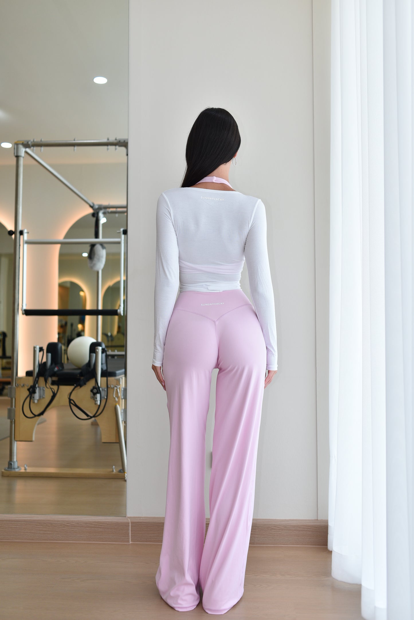 Self-Love Flare Pants / Pink