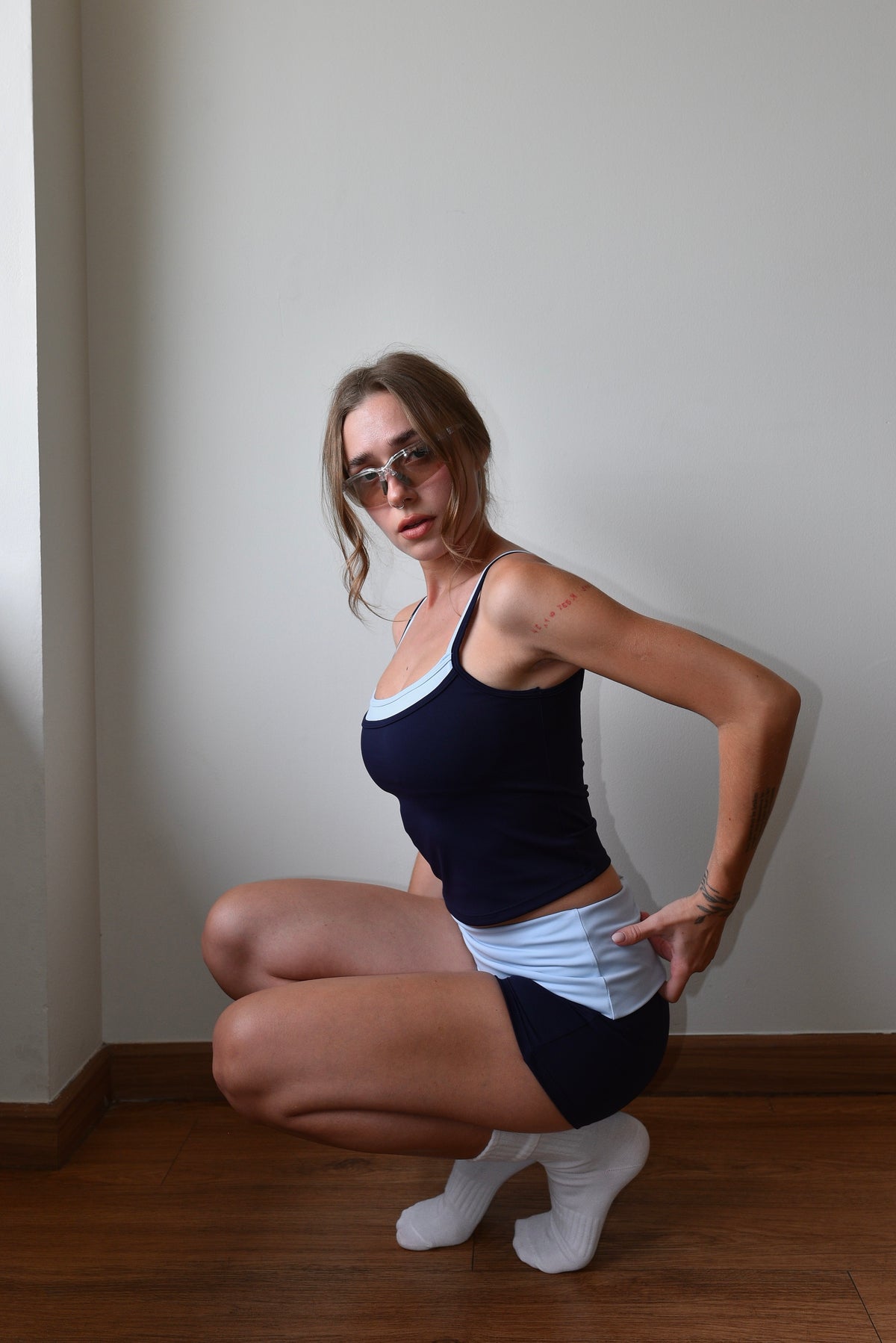 Layer Tank - Navy Blue