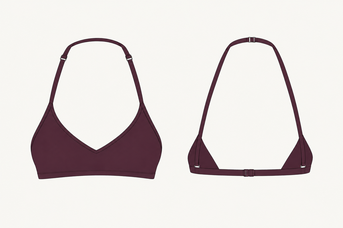 Ava Crop / Maroon