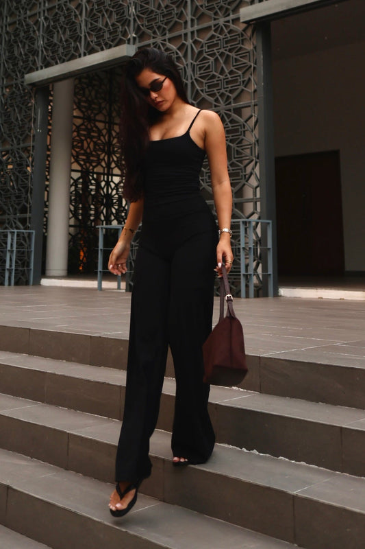 Flow flare Pants / Black