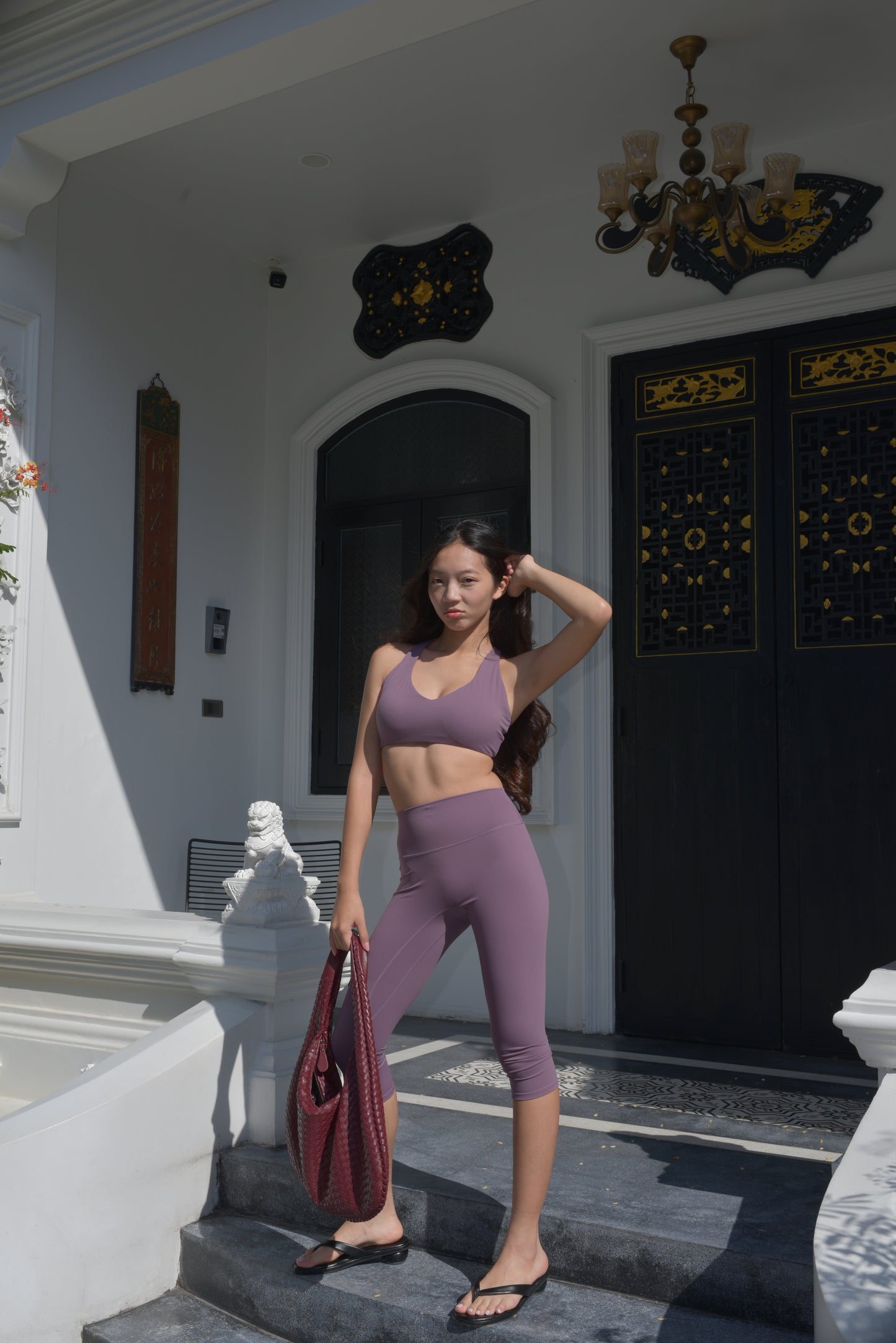 Flow Capri Pants / Purple