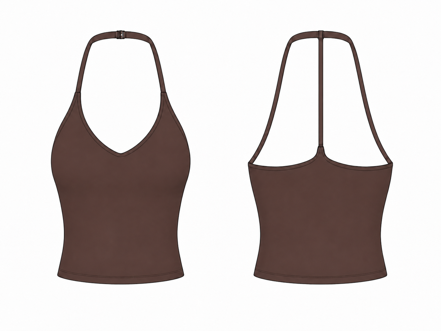 Track Star Tank - Brown