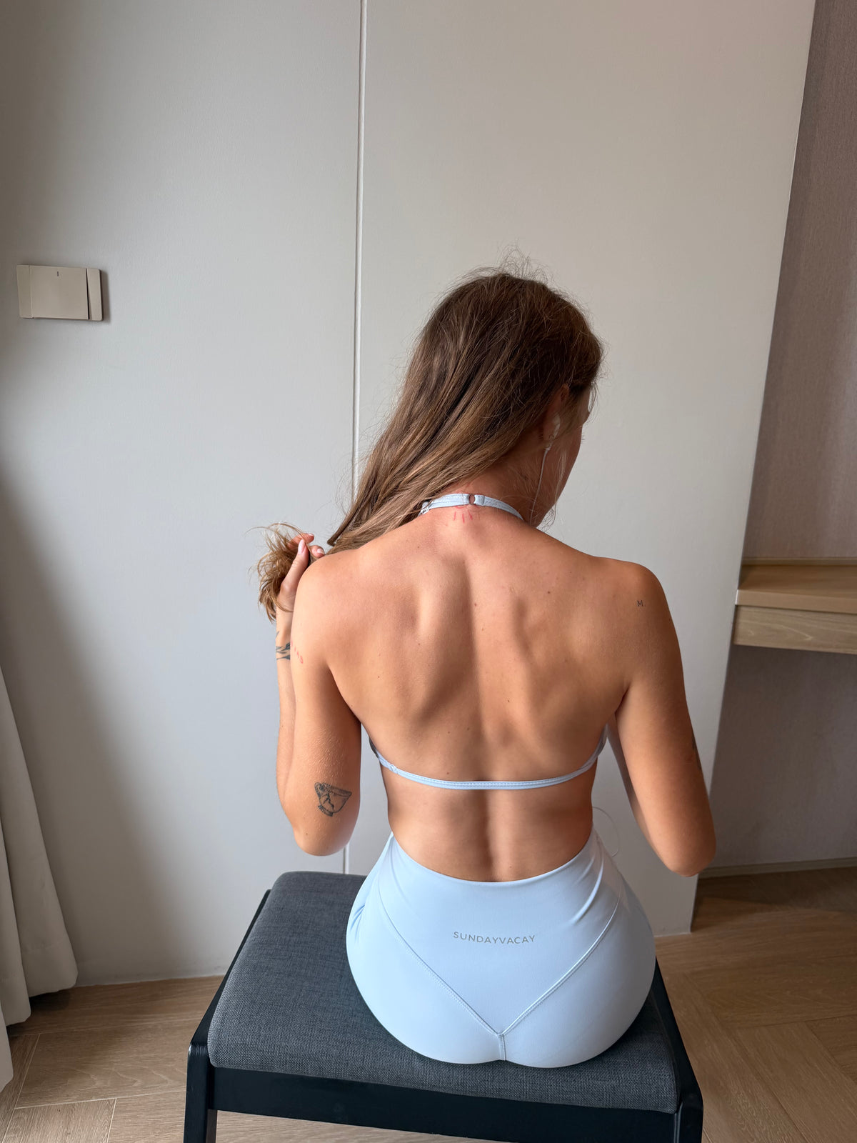 Ava Crop / Blue
