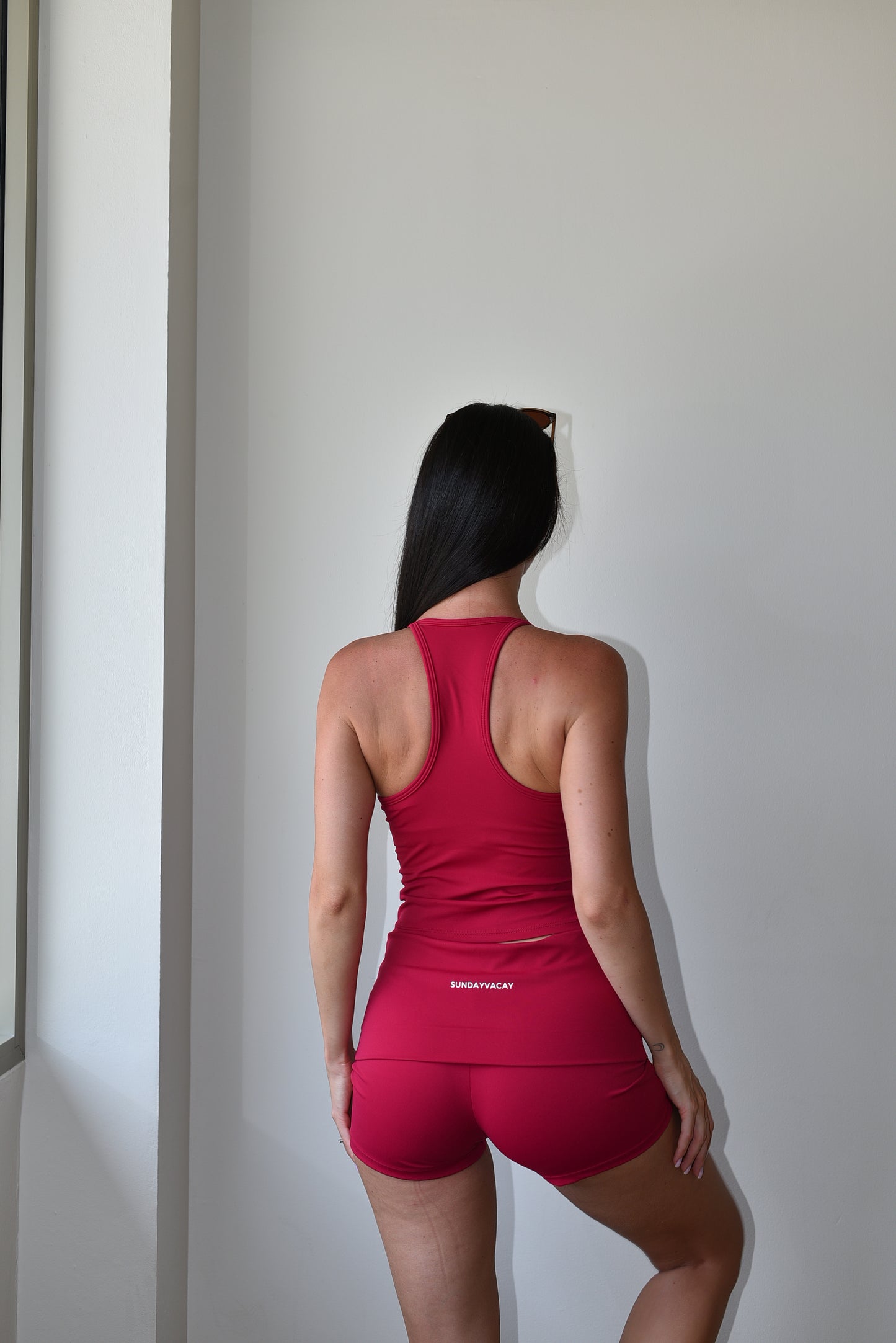 Fold Shorts / Red