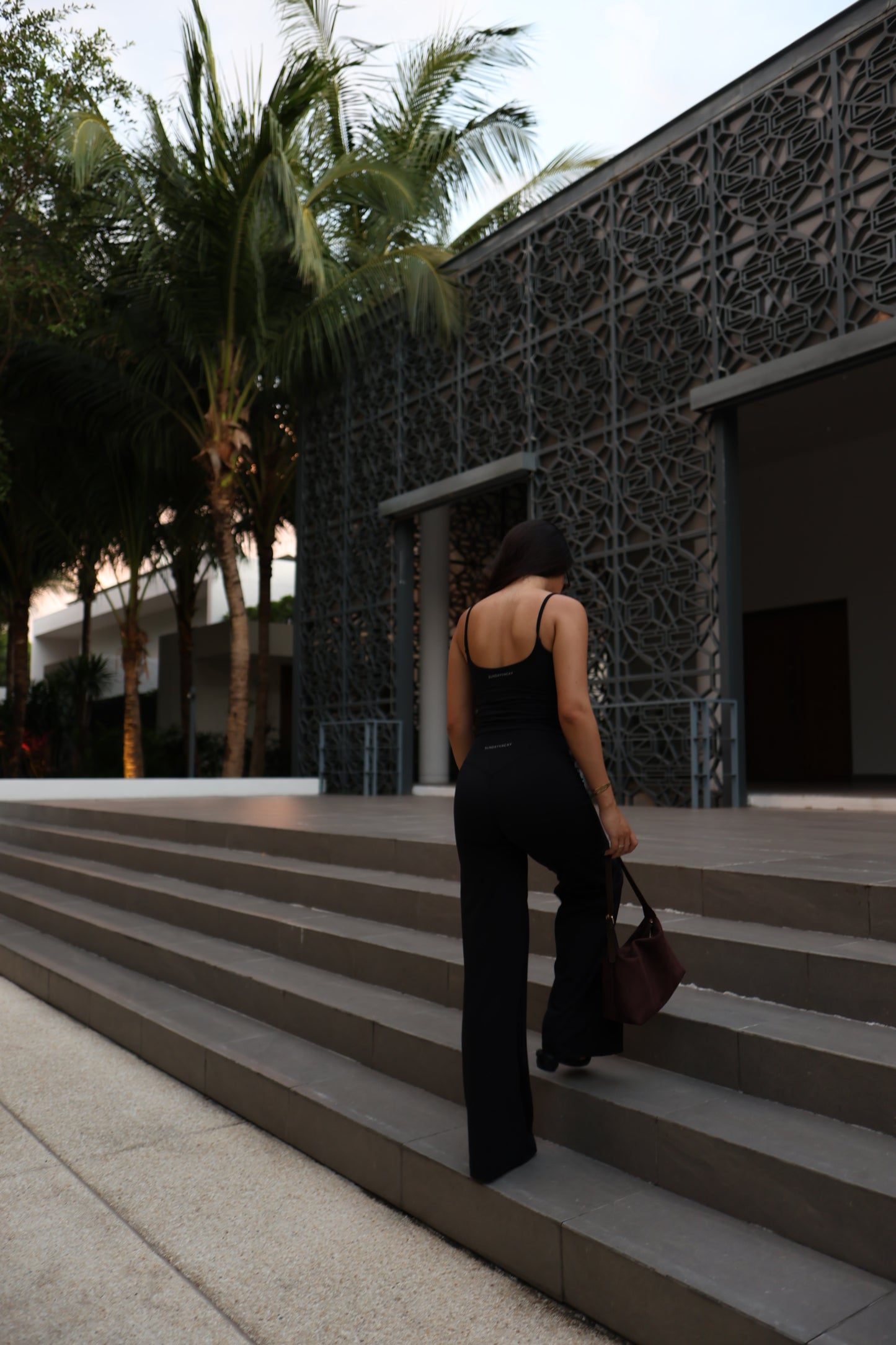 Flow flare Pants / Black